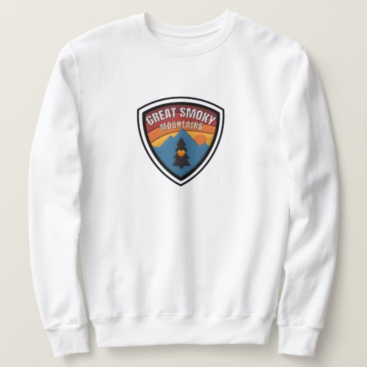Sweatshirt Montagnes fumées (Design devant)
