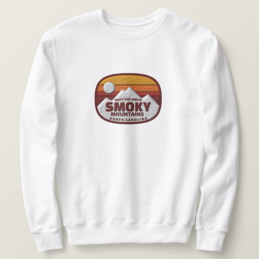 Sweatshirt Montagnes fumées (Design devant)
