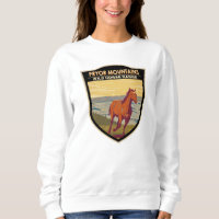 Montagnes Pryor Wild Horse Range Vintage