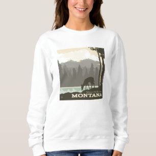 Sweatshirt Montana   Bienvenue dans Big Sky Country