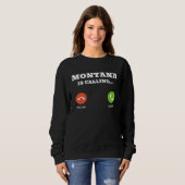 Sweatshirt Montana is Calling (Devant entier)