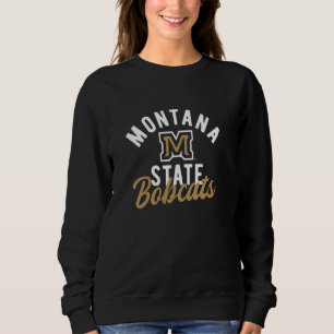 Sweatshirt Montana State University Bobcats Écriture Classiqu