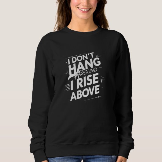 Sweatshirt Montez au-dessus de Funny Aerial (Devant)