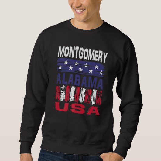 Sweatshirt Montgomery Alabama États-Unis (Devant)