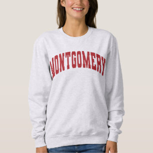 Sweatshirt Montgomery Alabama Style Vintage College