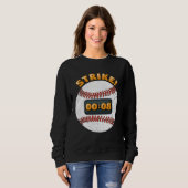 Sweatshirt Montre de lancer de baseball Règle de 15 secondes  (Devant entier)