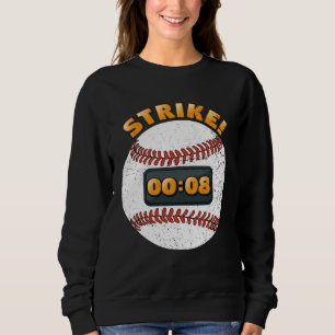 Sweatshirt Montre de lancer de baseball Règle de 15 secondes