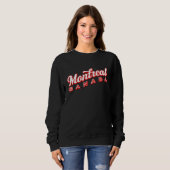 Sweatshirt Montréal Canada (Devant entier)