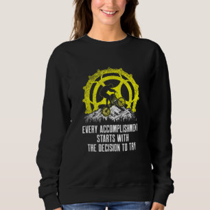 Sweatshirt Monts Bmx Bike Gear Citation Cycliste