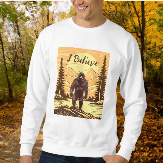 Sweatshirt Monts Retro Bigfoot Vintage Sasquatch