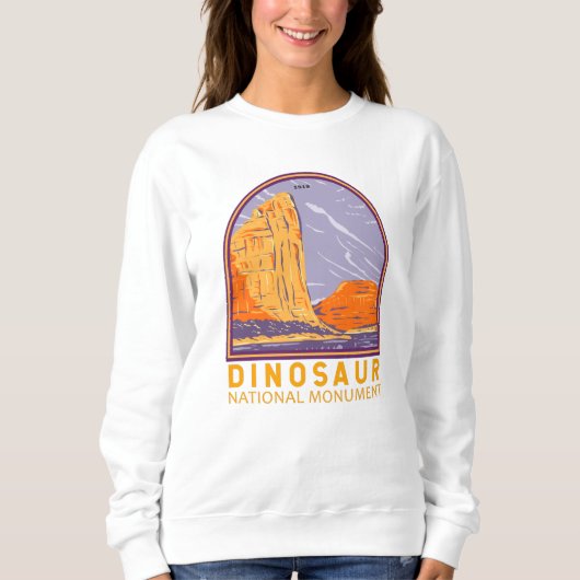 Sweatshirt Monument national de Dinosaur Vintage (Devant)