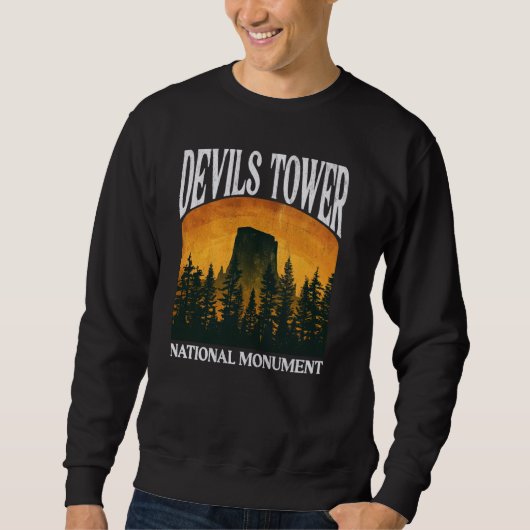 Sweatshirt Monument national de la tour Devils Wyoming (Devant)
