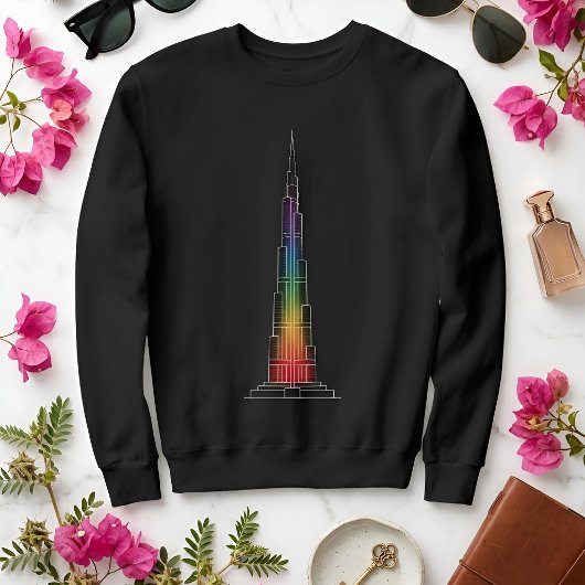 Sweatshirt Monuments en lumière | Burj Khalifa