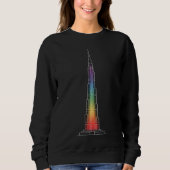 Sweatshirt Monuments en lumière | Burj Khalifa (Devant)
