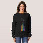 Sweatshirt Monuments en lumière | Statue de la Liberté (Devant entier)