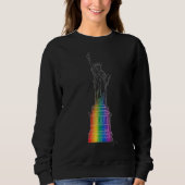 Sweatshirt Monuments en lumière | Statue de la Liberté (Devant)