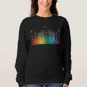 Sweatshirt Monuments en lumière | Taj Mahal (Devant)