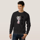 Sweatshirt Moo Bébé Vache Pays Vie ferme Vache animale (Devant entier)