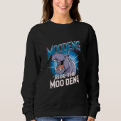 Sweatshirt MOO DENG Hippo Ride Le MOO DENG (Devant)