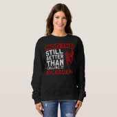 Sweatshirt Moo Thai Encore Mieux Que D'Appeler Ça Kickboxing (Devant entier)