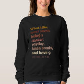 Sweatshirt Moody Dancer Boho Vintage (Devant)