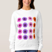 Sweatshirt Moody Modern Winter Botanical Christmas violet (Devant)