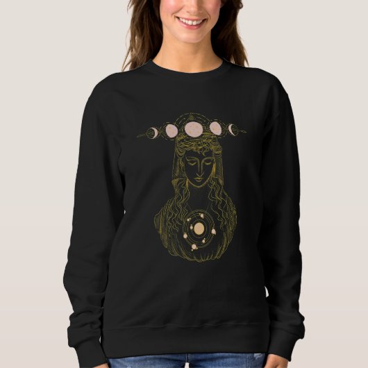 Sweatshirt Moon Goddess Energy (Devant)