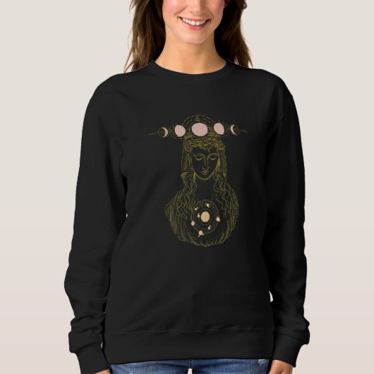 Sweatshirt Moon Goddess Energy (Devant)