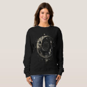 Sweatshirt Moon Phases Space Lunar Cycles Astronomy (Devant entier)