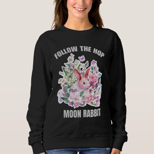 Sweatshirt Moon Rabbit (Devant)