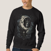 Sweatshirt Moon Tarot Card Astrology Witchcraft  3 (Devant)