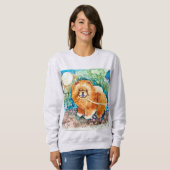 Sweatshirt MOONLIT STROLL Chow devant et derrière (Devant entier)
