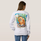 Sweatshirt MOONLIT STROLL Chow devant et derrière (Dos entier)