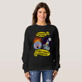 Sweatshirt Moonpig's on Fire Funky Pigeon's Terrified Amusing (Devant entier)