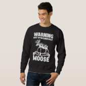 Sweatshirt Moose Appareils Nouveauté Moose Design (Devant entier)