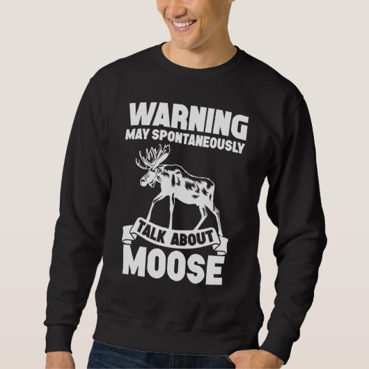 Sweatshirt Moose Appareils Nouveauté Moose Design (Devant)
