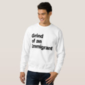 Sweatshirt Morcellement d'un immigré/d'éclat pour mes (Devant entier)