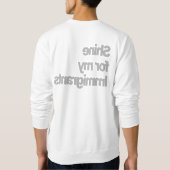 Sweatshirt Morcellement d'un immigré/d'éclat pour mes (Dos)