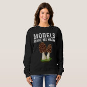 Sweatshirt Morel Mushroom For Men Women Mushroom Hunters (Devant entier)