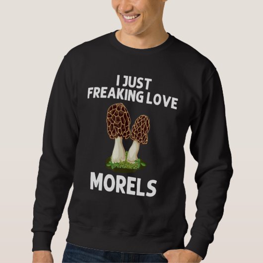 Sweatshirt Morel Mushroom For Men Women Mushroom Hunters (Devant)