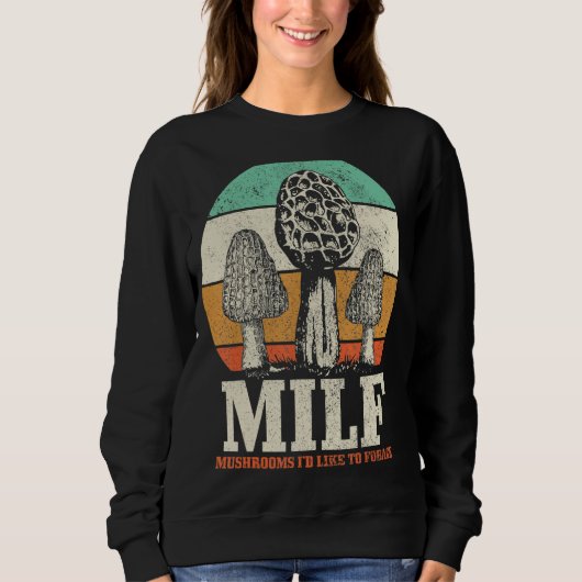 Sweatshirt Morel Mushroom Hunting (Devant)