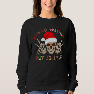 Sweatshirt Mort à l'intérieur mais squelette de maman jovial