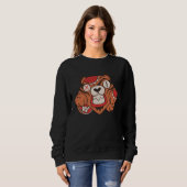 Sweatshirt Mort de zombie tigre (Devant entier)
