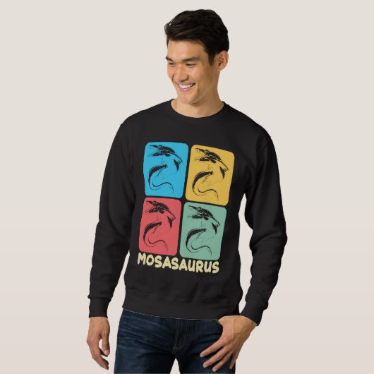 Sweatshirt Mosasaurus Dino Prehistoric Dinosaur (Devant entier)