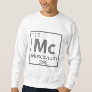 Sweatshirt Moscovium - Tableau périodique scientifique russe