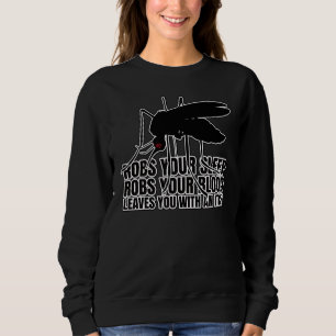 Sweatshirt Mosquitte Geek de l'Entomologie de la marve mousti