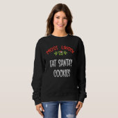 Sweatshirt Most Likely To Christmas eat santau2019s cookies m (Devant entier)