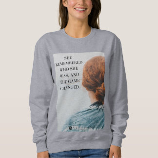 Sweatshirt mot de vie femme