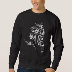 Sweatshirt Mot équestre Nuage Cheval cavalier Horseman Grange