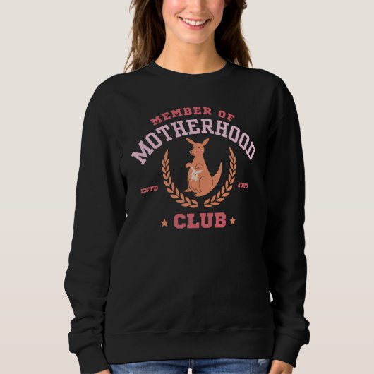 SWEATSHIRT MOTHERHOOD CLUB EST 2023 (Devant)